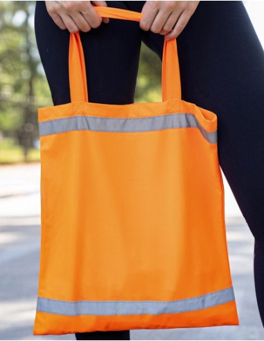 KOR-KXT..LH-Warnsac® Reflective Shopping Bag With Long Handles